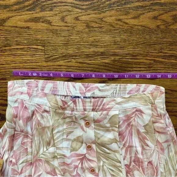 Vintage Alfred dunner floral top and skirt womens sz 14 USA made 80s cottagecore - Picture 10 of 13